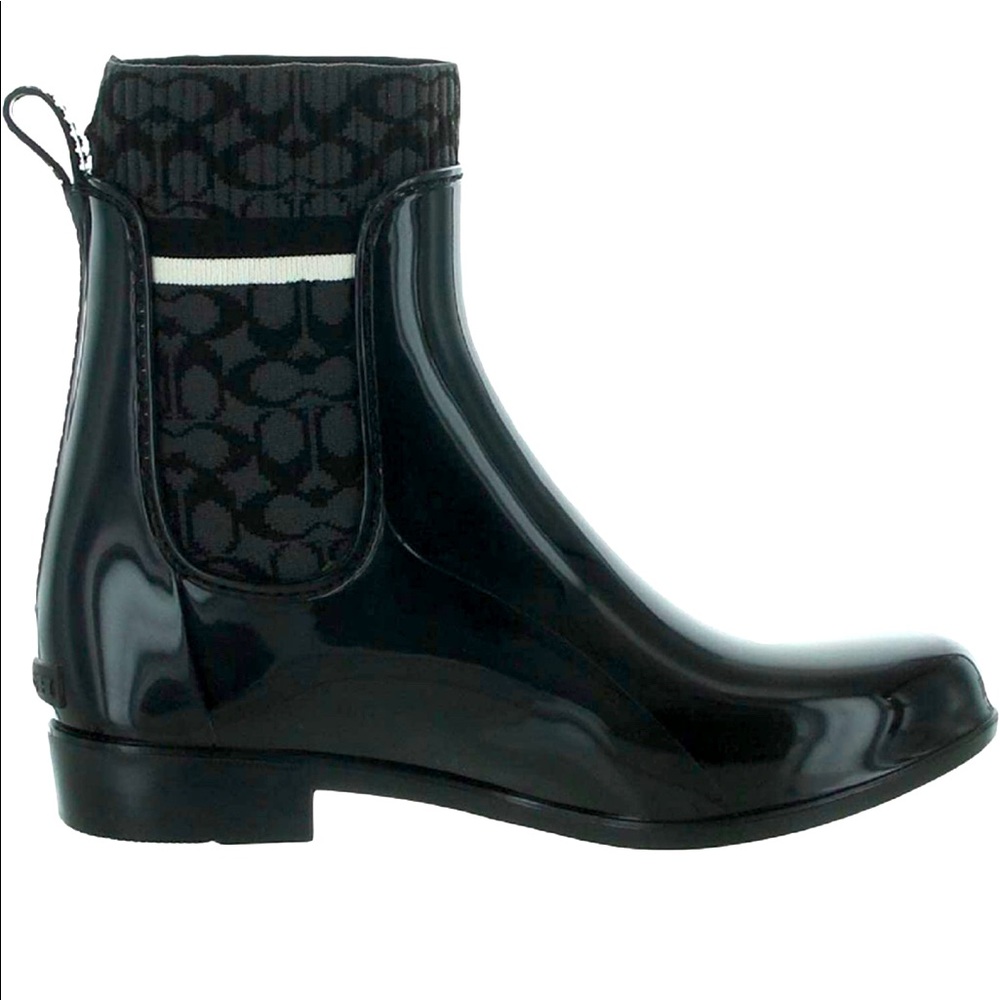 COACH Rivington Rain Bootie size 8 - Picture 2 of 3